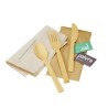 Kit couverts jetables - Serviette - Condiments